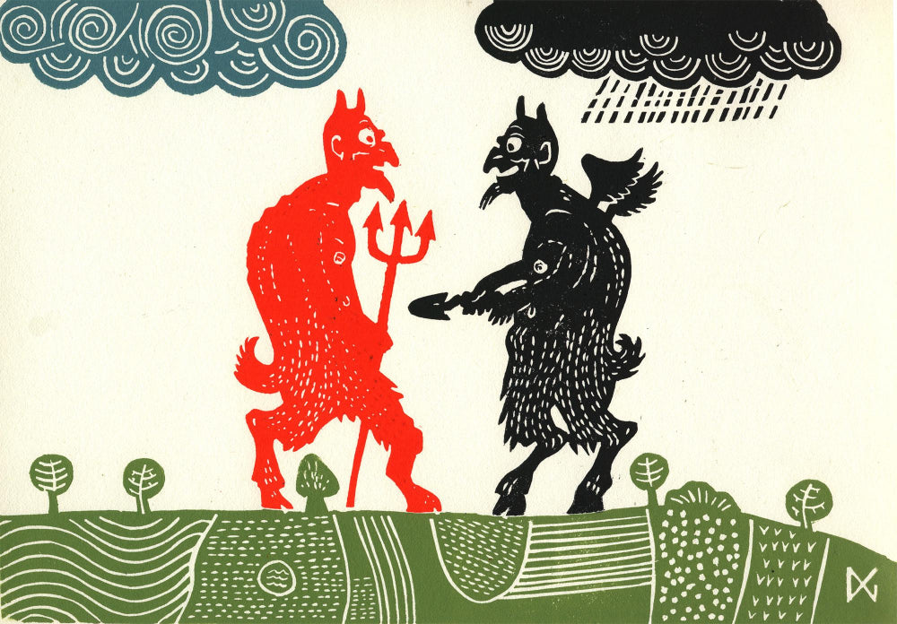 Sebastian Has Just Said He Prefers Gardening To Arson. The Devil Just Stares And Is Tempted To Chin Him.