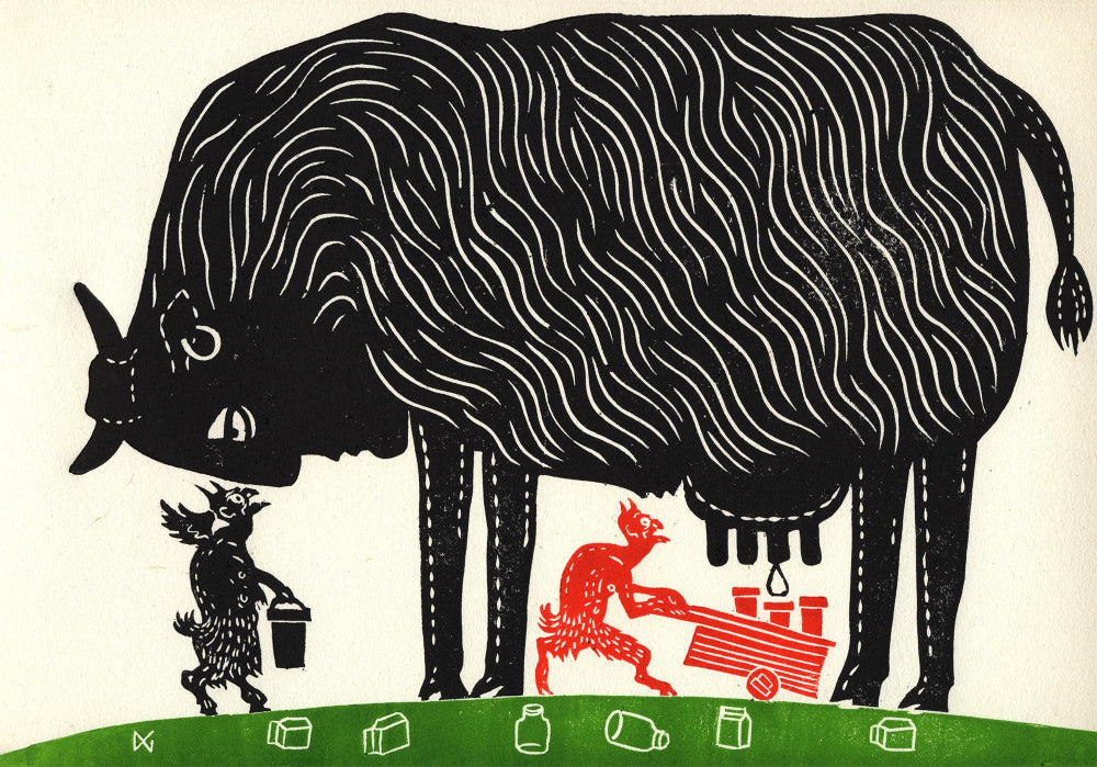 The Devils Were Surprised At The Size Of The Cow That Supplies The Milk Of Human Kindness. And How Full It Was.
