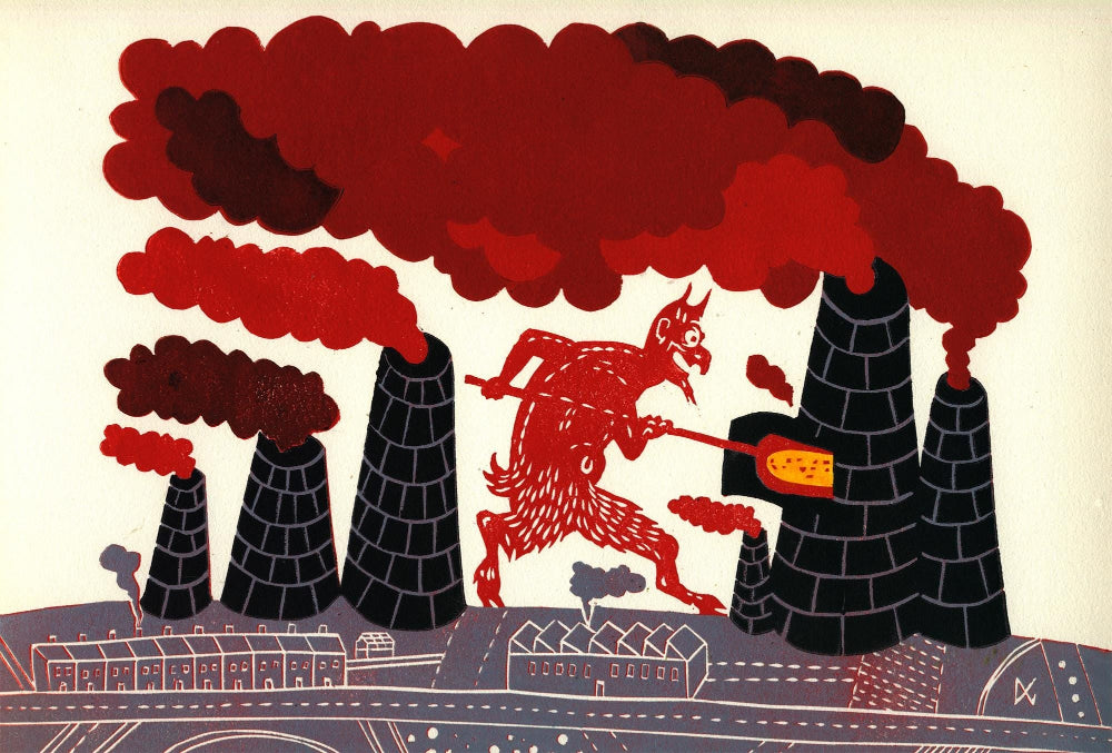 Whilst Humming The Tune To 'Jerusalem', The Devil Prepares His Dark Satanic Meals.