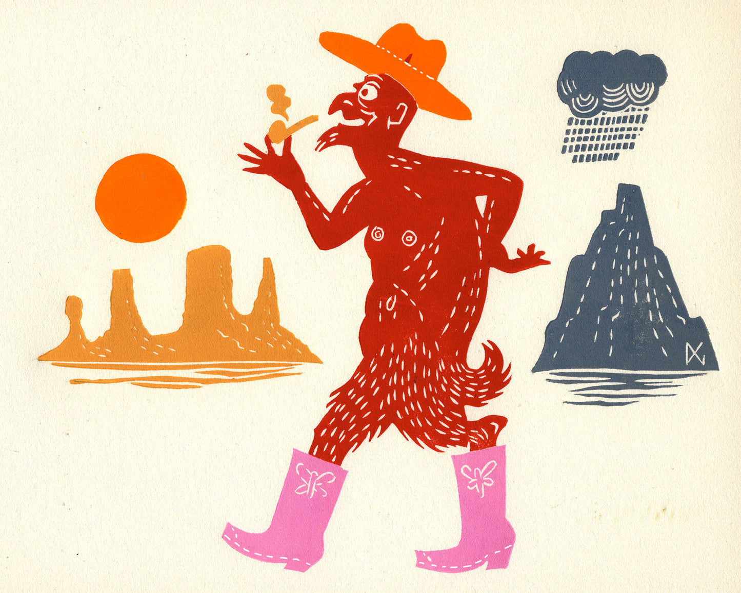 Satan As Cowboy. Not In A 'Brokeback Mountain' Kind Of Way Though, You Understand.