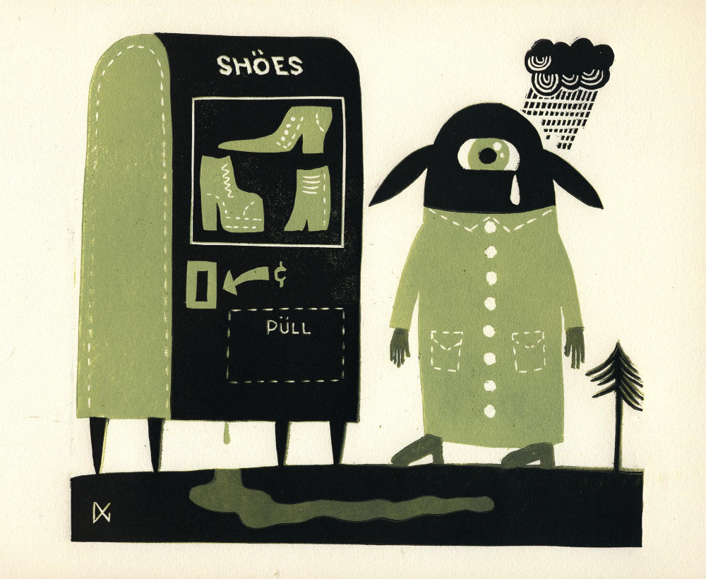 Sigrid Is Sad Because She's Found A Shoe Dispenser But Has Just Spent Her Last Krona On Some Pez.