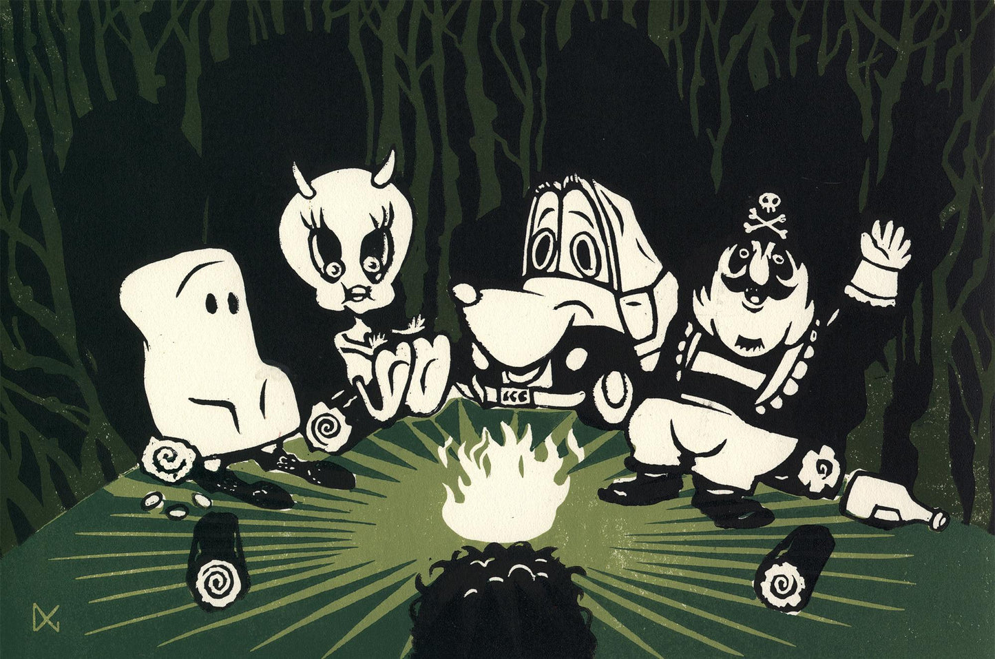 As Doreen Had Loaded The Dishwasher Badly Yet Again, She Was Made To Spend The Night With The Dodgy Characters In The Forest.