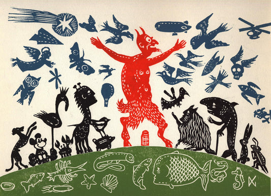 The Devil Did His Best St Francis Impression And Attracted All Types Of Animals To His Garden. Never Again Though, The Smell Was Awful.