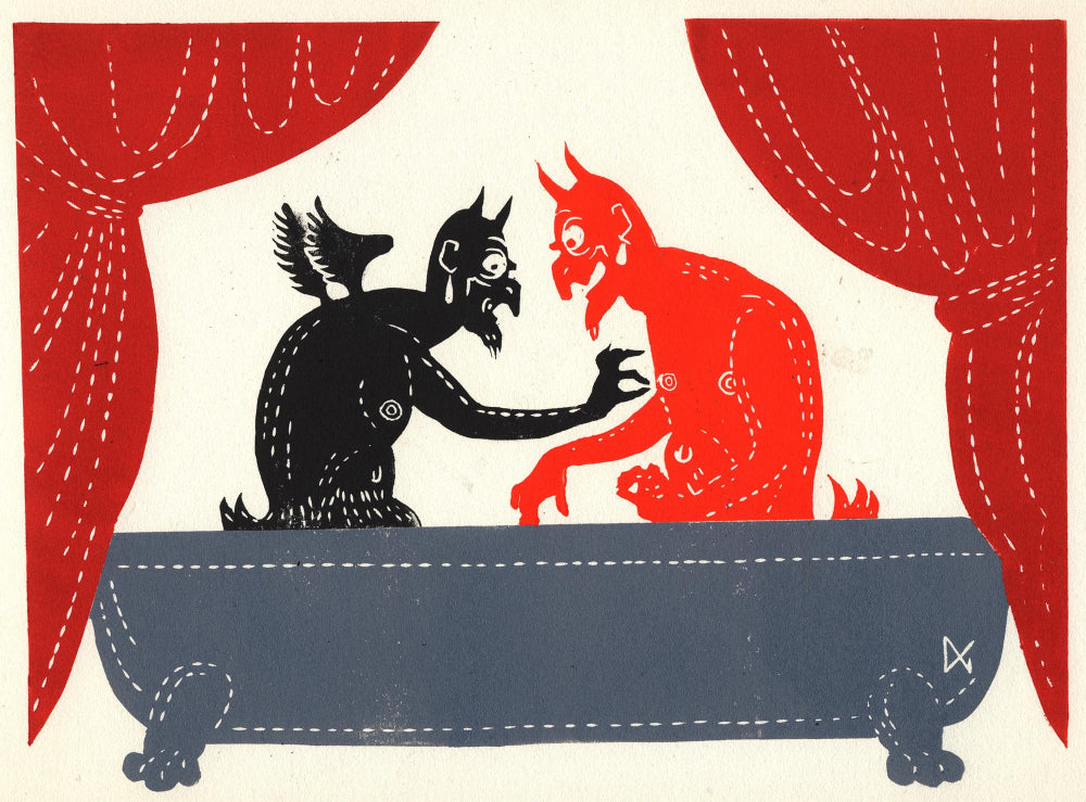 Despite Agreeing With The Devil To Re-create A Famous Painting, Godfrey Was Having Second Thoughts...