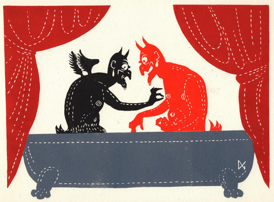 Despite Agreeing With The Devil To Re-create A Famous Painting, Godfrey Was Having Second Thoughts...