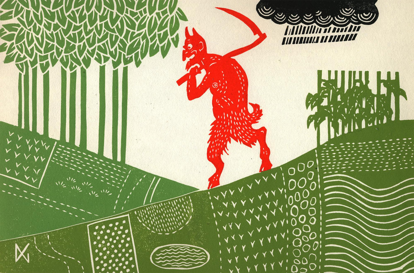 After A Week Of Nobody Reacting To His Facebook Posts, The Devil Was Feeling Down. So He Decapitated Fiona’s Sunflowers And Felt Much Better