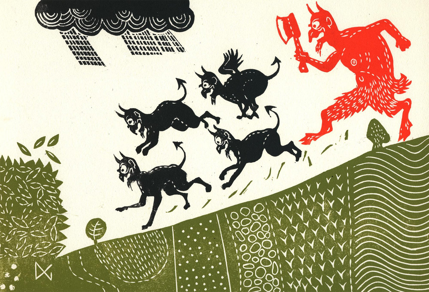 Sometimes All The Devil Wants To Do Is Take A Relaxing Stroll With His Fur-Babies. This Isn’t One Of Those Times.