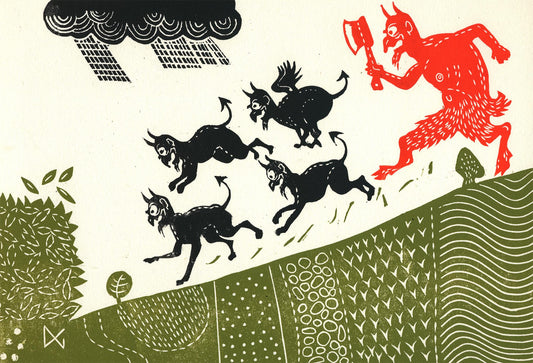 Sometimes All The Devil Wants To Do Is Take A Relaxing Stroll With His Fur-Babies. This Isn’t One Of Those Times.