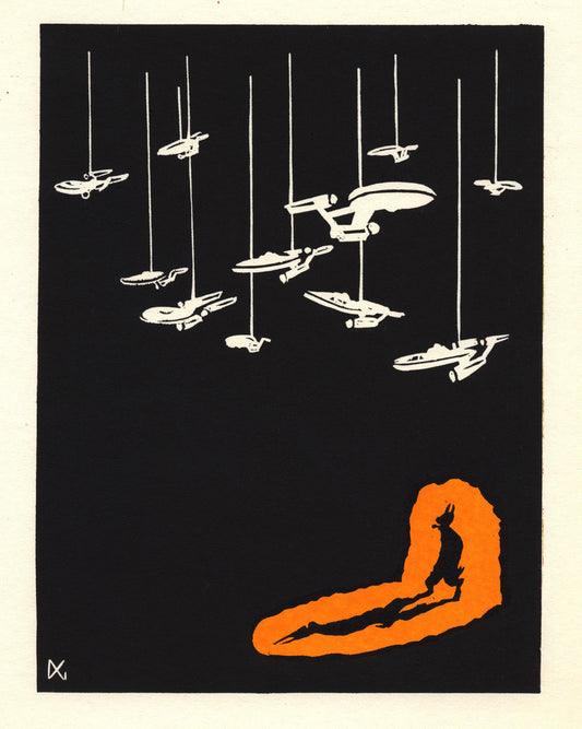 After Dinner With His New Girlfriend, The Devil Took Her To See His 'Enterprise' Collection. He's Very Proud. She Ran Away.