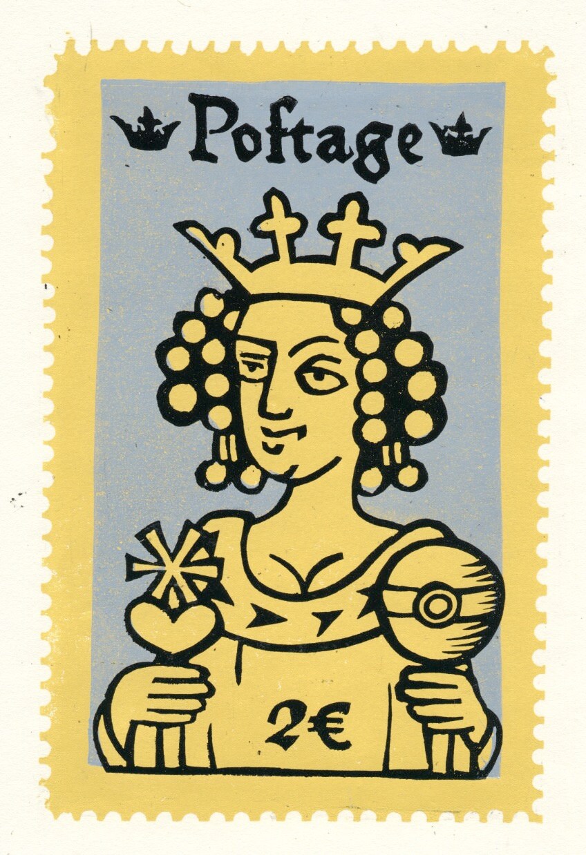 Medieval Postage Stamp