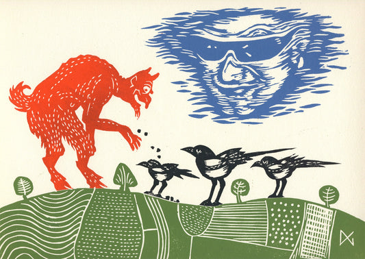 The Clouds Have Formed Themselves Into The Shape Of Bono And He's Mocking The Devil's Attempts At Taming Magpies