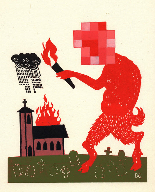 Police Are Appealing For Witnesses Who May Have Seen St Michael's Set Alight. This Image Is All They Have To Go On. They're Stumped.