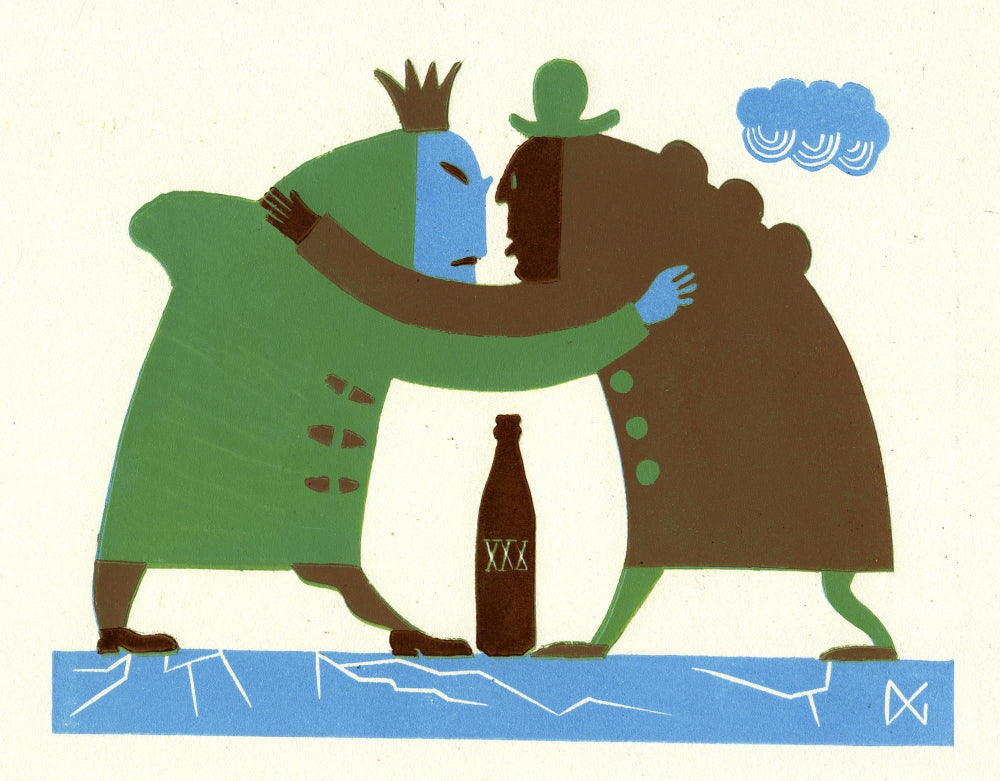 Even Though They Were Teetotal, The Knuttsman Brothers Would Wrestle Each Other Every Friday Night For The Last Drop Of Mead.