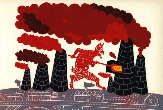 Whilst Humming The Tune To 'Jerusalem', The Devil Prepares His Dark Satanic Meals.