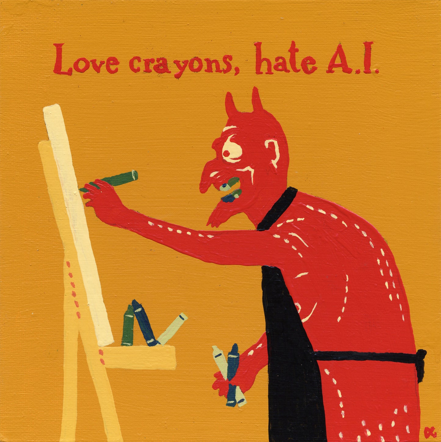Love Crayons, Hate A.I.
