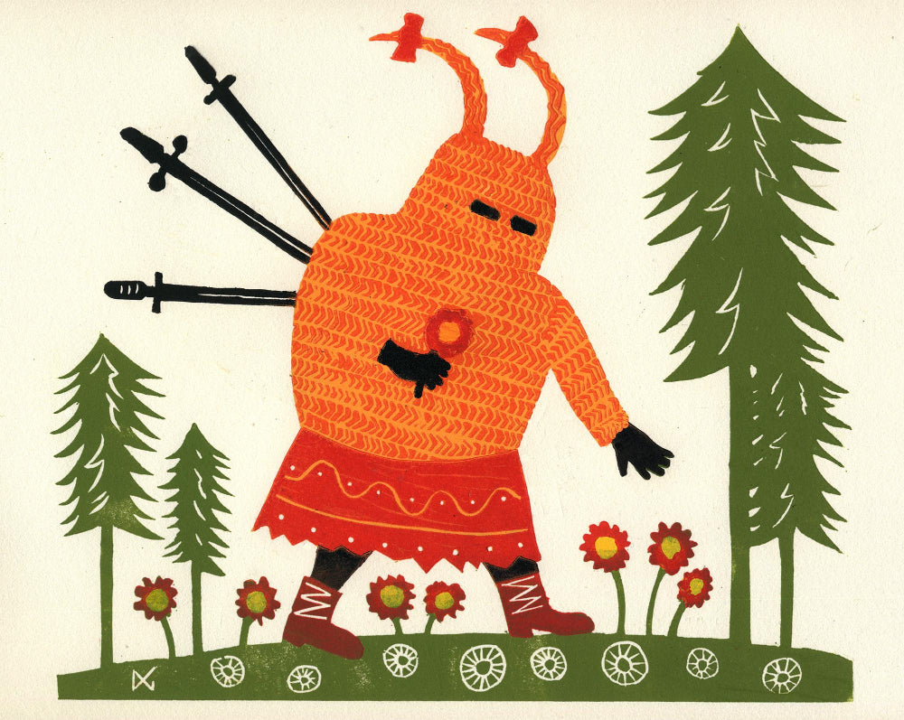 Astrid Went Picking Flowers. A Few Swords Thrown By Her Evil Cousin Axel Won't Spoil Her 'Me' Time, Oh No.