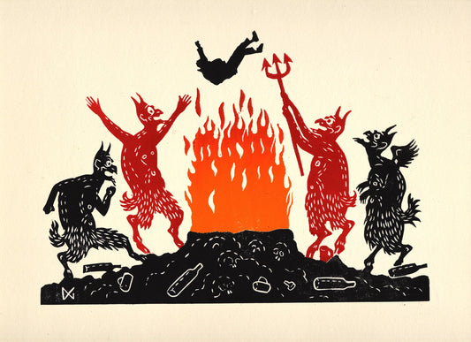 It's Party Time As The First A.I. Prompter Is Thrown Into The Fiery Pit Of Hell.