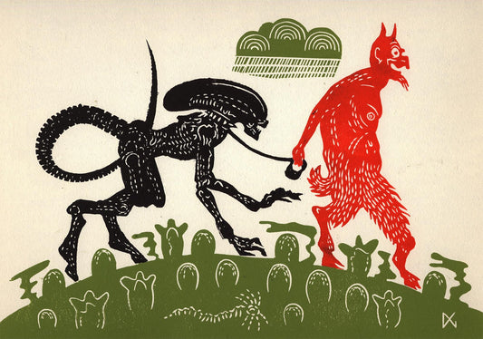 Yesterday The Devil Bought A Pet. A Vicious Thing, Definitely Not House-Trained. Hates Cats.