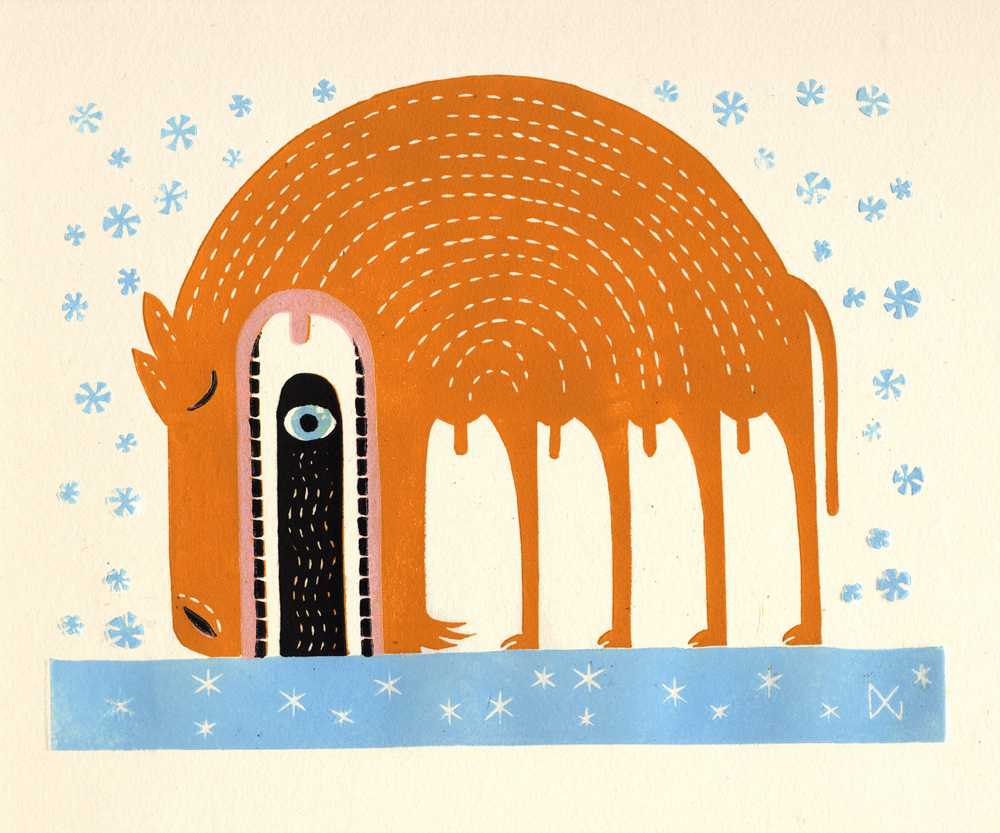 Inga The She-Wolf Protects The Royal Liquorice Whenever It Snows. She's Only Ever Eaten One. Okay, Maybe Two.